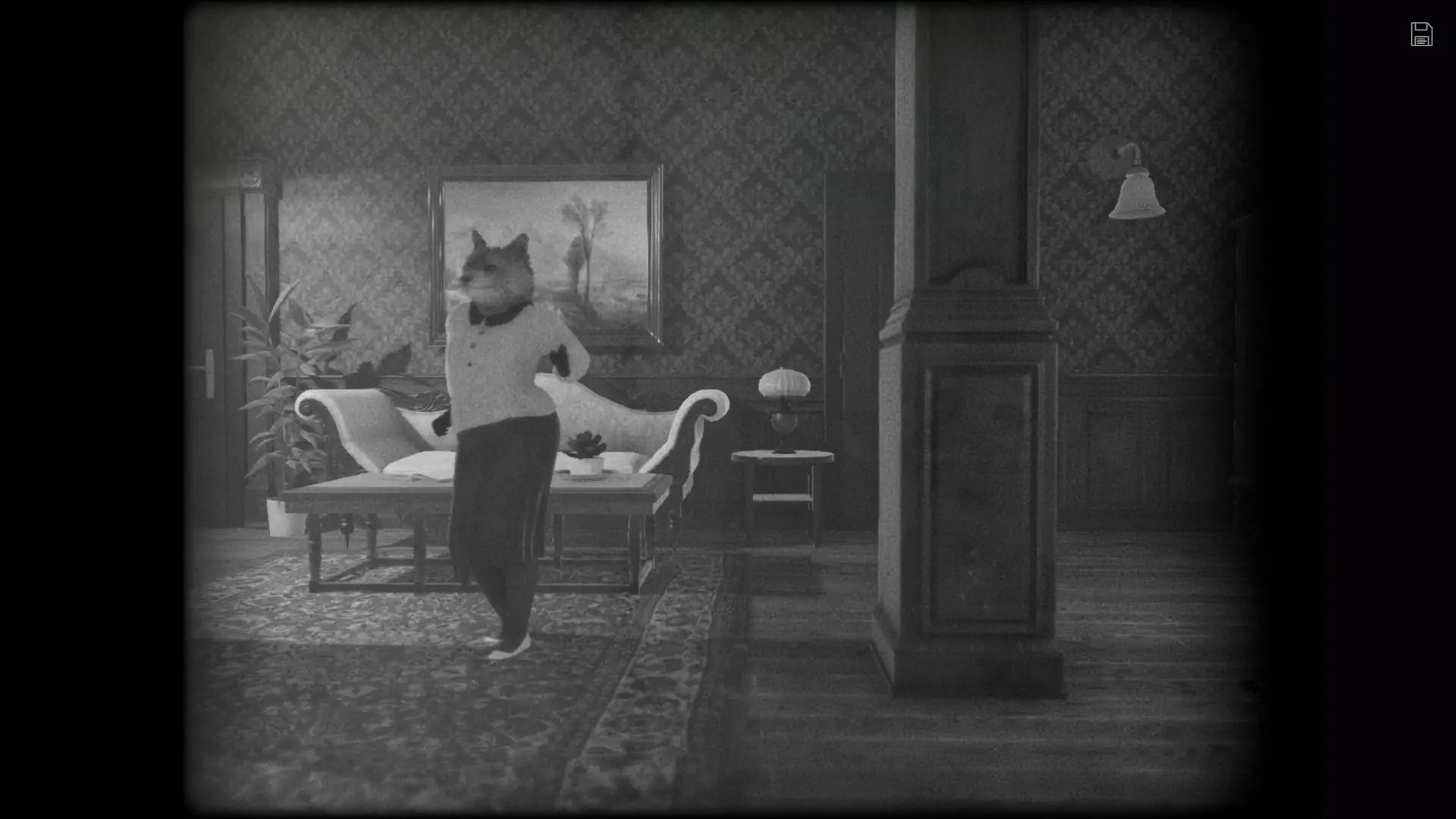 Screenshot from Cat Detective Albert Wilde (unpolished assets!)