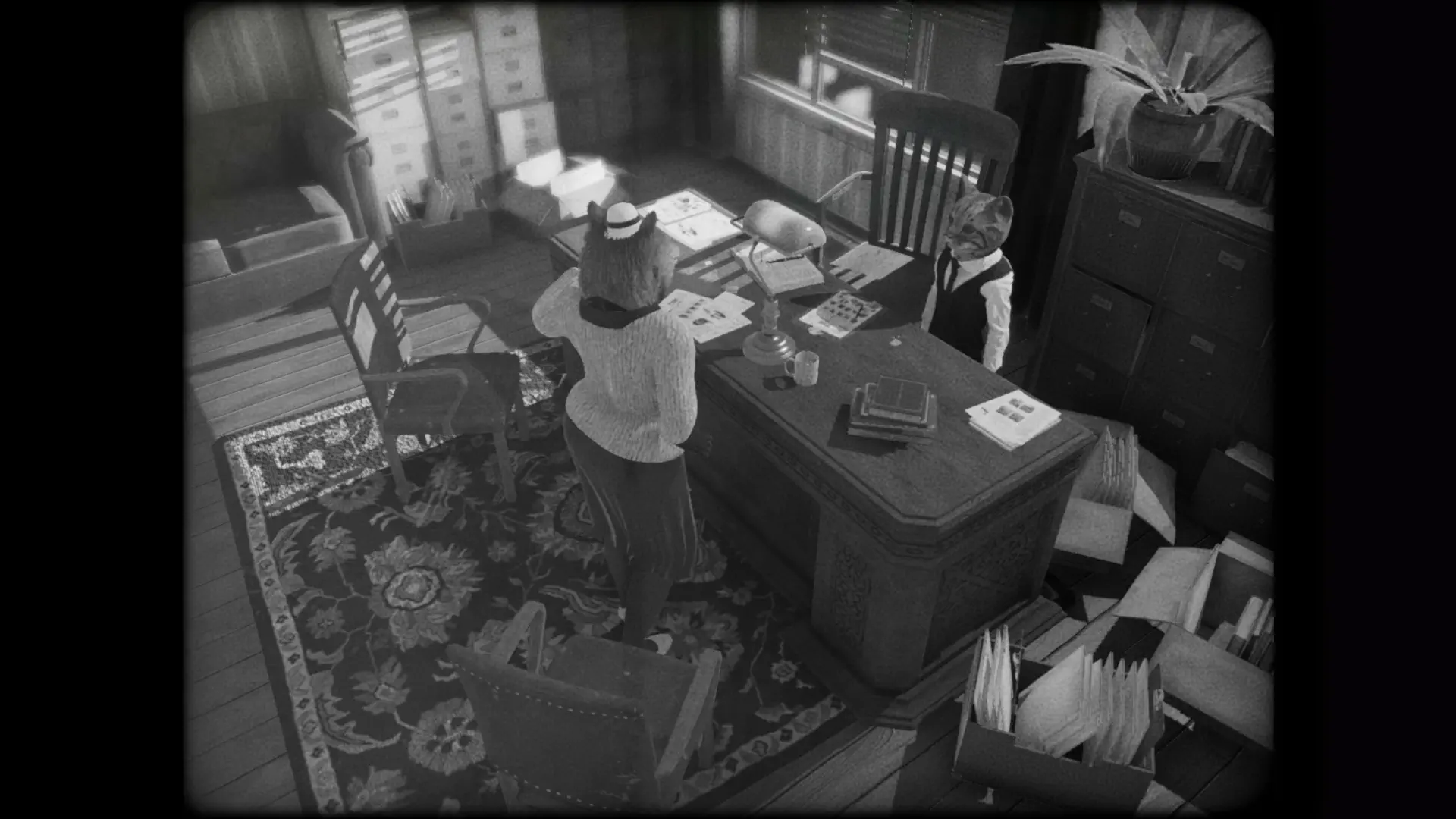 Screenshot from Cat Detective Albert Wilde (unpolished assets!)