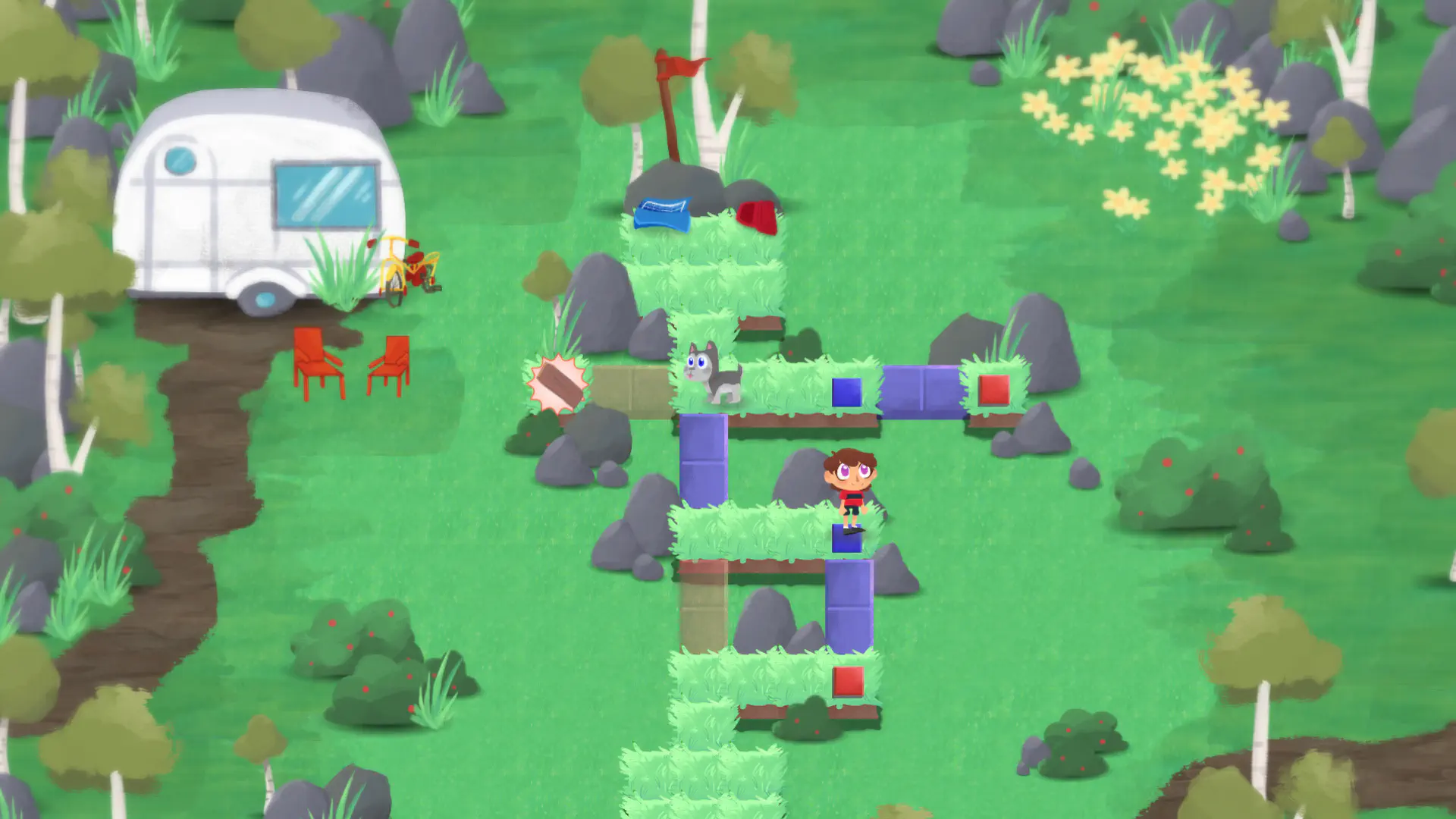 Screenshot from Chriss Cross (unpolished)