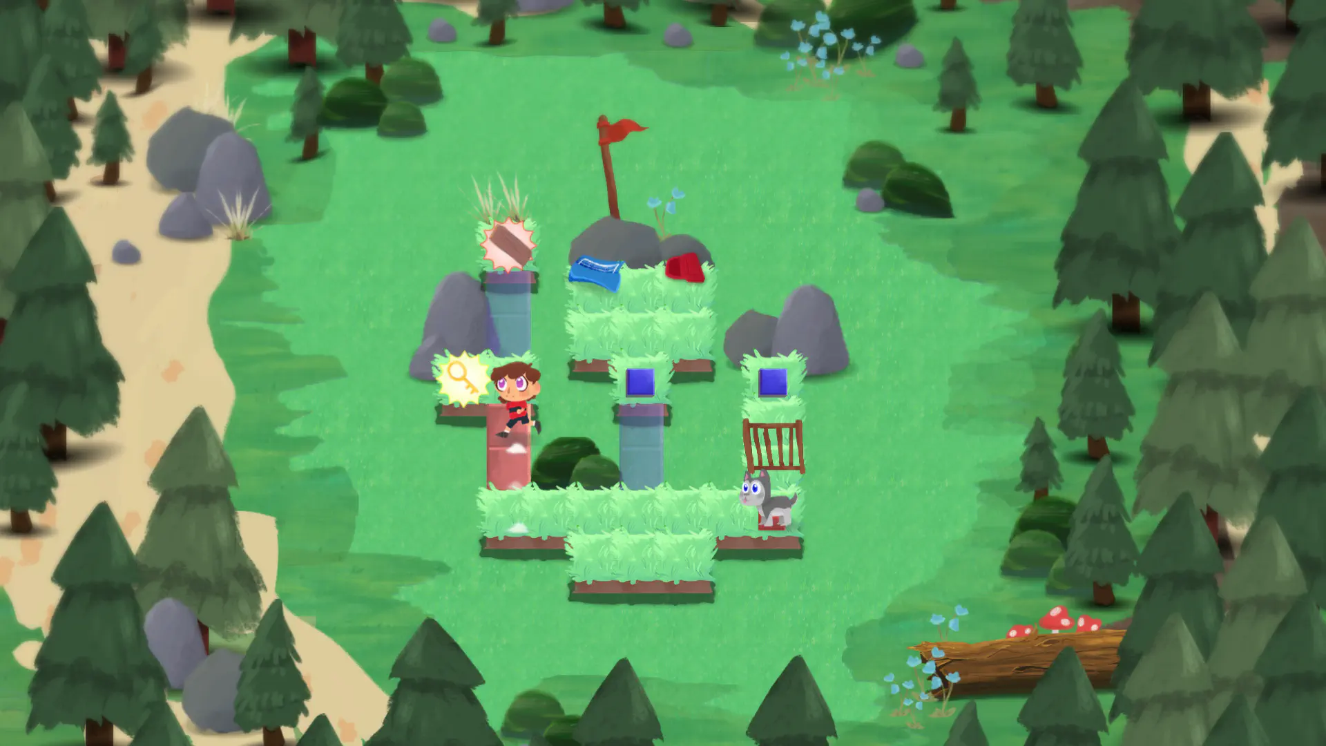 Screenshot from Chriss Cross (unpolished)